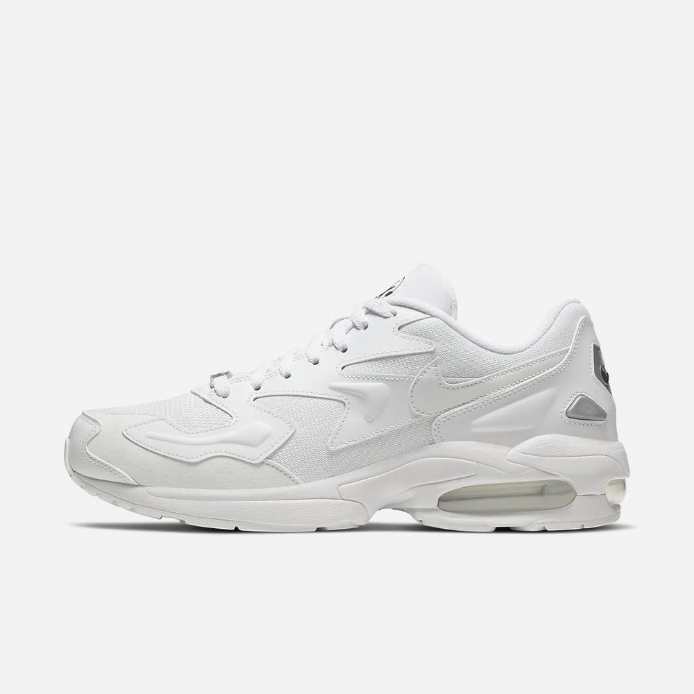 Sneakers Nike Air Max2 Light Blanche 5602-194 Off White/Off White Homme | IEG-70256910